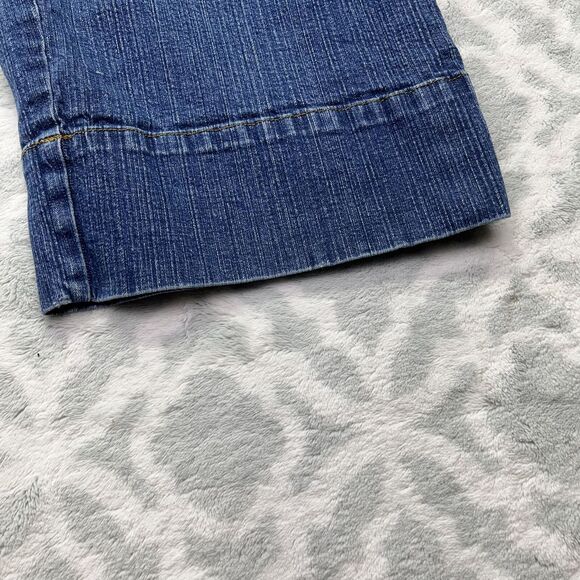 Style & Co Women's Straight Leg Crop Jeans Blue Medium Wash Denim Size 16‎ - Picture 4 of 16